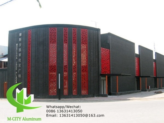 painel sólido de alumínio folha de facada revestimento de revestimento de metal folha de dobra 2,5 mm espessura para decoração de parede cortina fachada