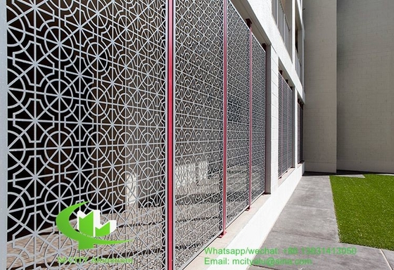 divisor de sala de tela oca CNC de alumínio metálico para decoração de casas, hotéis ou edifícios comerciais