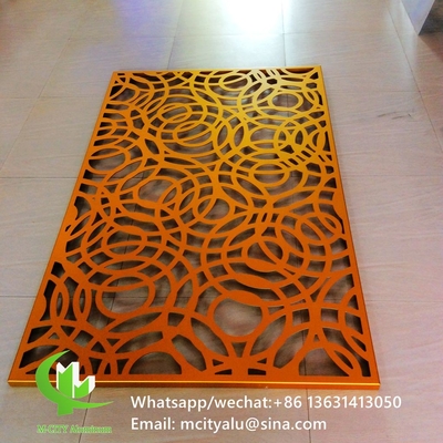 painel de corte de alumínio perfurado em metal com desenho de padrão de árvore painel de corte a laser para janela de fachada de varanda