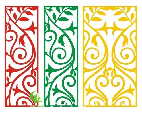 Exterior Painel perfurado de alumínio para painel de parede com folha de metal de 3 mm com padrão de suporte redondo