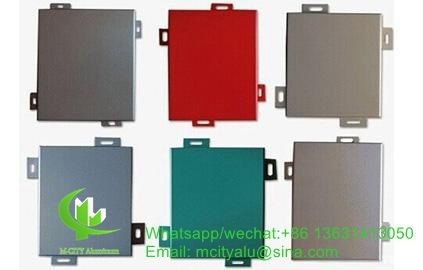 painel de revestimento de painel de alumínio feito sob medida com acabamento pvdf para parede cortina de fachada