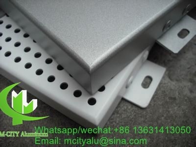 foshan painel de revestimento de alumínio metálico de 4 mm com revestimento em pó para parede cortina de fachada