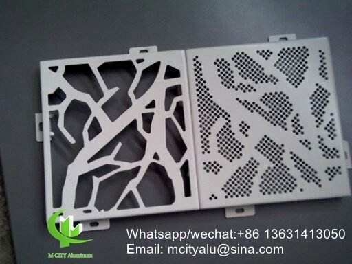 Painel de revestimento de fachada com padrão de alumínio metálico para parede cortina de fachada com painel de alumínio de espessura de 3 mm