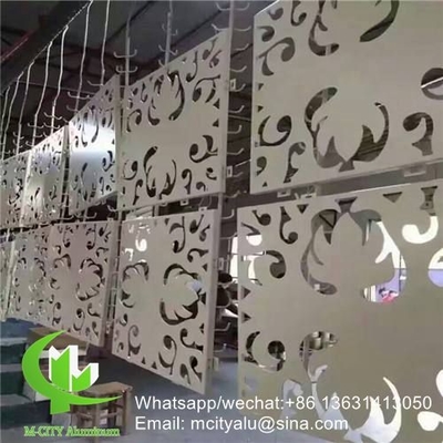 painel de revestimento de alumínio de padrão oco de 2,5 mm com acabamento pvdf para fachada de parede cortina painel sólido de painel único
