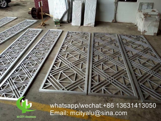 Guangdong 8mm Metal alumínio esculpido painel tela corte a laser fachada painel decoração de casa