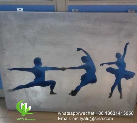 Painel de revestimento de alumínio de escultura de 2,5 mm de espessura para decoração de janelas