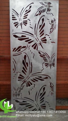Folha de painel de metal de alumínio perforado para decoração de janelas