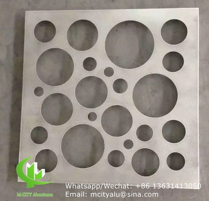 painel de alumínio redondo de revestimento de painel decorativo com acabamento pvdf para fachada de parede cortina painel sólido de painel único
