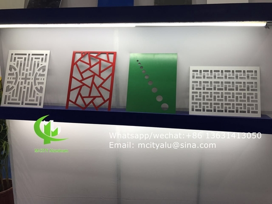 Painel de corte a laser de alumínio para parede cortina de fachada de vedação com painel de metal de espessura 2,5 mm