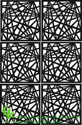 Folha de painel de parede cortada a laser de alumínio para decoração de cercas painel de tela perfurado