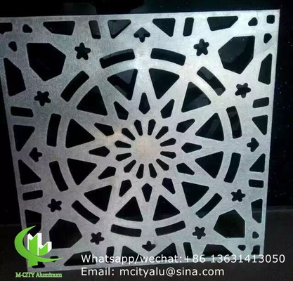 Painel de parede decorativo de alumínio para tela com folha de metal de 2 mm 1m x 1m