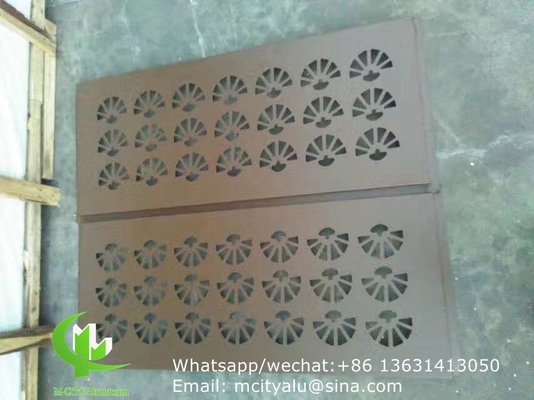 Painel de corte a laser de alumínio metálico com vários desenhos painel de corte a laser para janela de fachada de varanda
