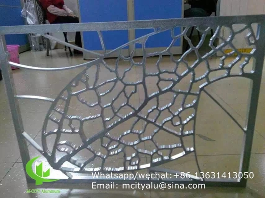 Painel de parede decorativo de alumínio para tela com folha de metal de 2 mm 1m x 1m
