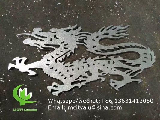 Dragon Painel de corte a laser de alumínio para parede cortina de fachada com painel de metal de espessura 2,5 mm