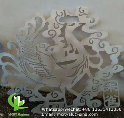 Dragon Painel de corte a laser de alumínio para parede cortina de fachada com painel de metal de espessura 2,5 mm