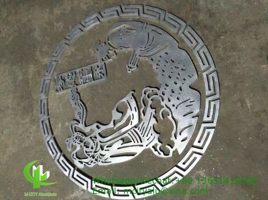 Painel perforado de alumínio para decoração de ecrãs com folha de metal de 3 mm com máquinas de corte a laser