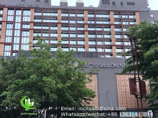 folha de alumínio de painel sólido revestimento de fachada de vedação folha de dobra de 2,5 mm de espessura para decoração de fachada de parede de cortina