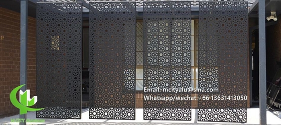 Painel de revestimento de alumínio de escultura de 2,5 mm de espessura para decoração de janelas