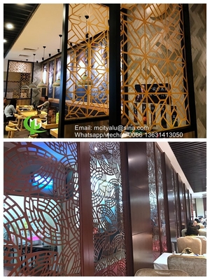 3D Painel de revestimento perfurado de alumínio para revestimento de parede de cortina