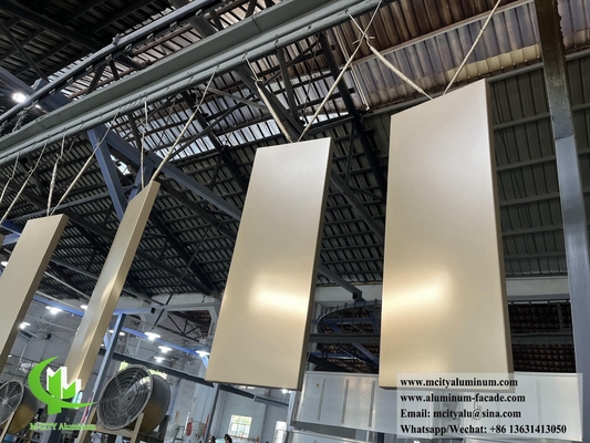 Arquitetura de Ecrã de Metal Folha de Alumínio Com Quadro Design oco Com Luz LED