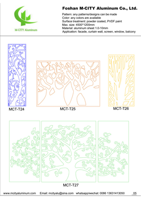 Painel decorativo perforado de alumínio para revestimento de fachada de parede de cortina, painel de parede com tela perforada de espessura 2 mm