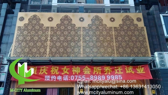3d China Alumínio revestimento de parede fachada painel de parede painel de revestimento para o projeto da China