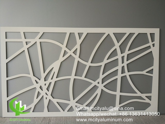 Ecrã de jardim 3d de metal e alumínio ecrã de privacidade de metal folha de revestimento de fachada 2,5m decoração de fachada de parede