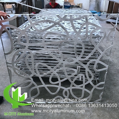 China fábrica super resistente revestido de pó de alumínio CNC painel decorativo perforado para fachada painel de parede painel revestimento