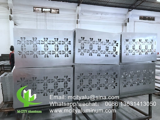 China fábrica super resistente revestido de pó de alumínio CNC painel decorativo perforado para fachada painel de parede painel revestimento