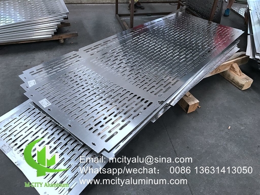 China fábrica super resistente revestido de pó de alumínio CNC painel decorativo perforado para fachada painel de parede painel revestimento