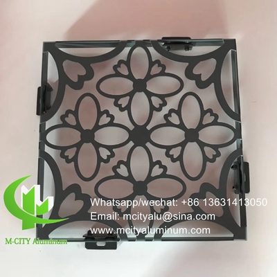 Folha decorativa de tecto de painel de corte de alumínio para janelas de vedação de revestimento de fachada de painel de tecto