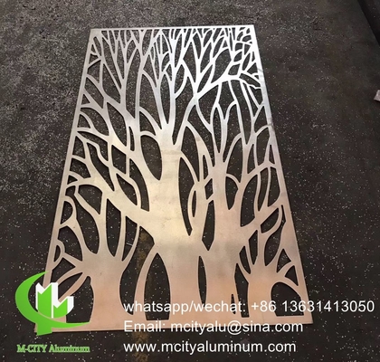 Folha decorativa de tecto de painel de corte de alumínio para janelas de vedação de revestimento de fachada de painel de tecto