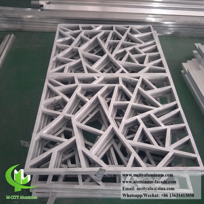 Painel de alumínio esculpido CNC para decoração de revestimento de parede de fachada