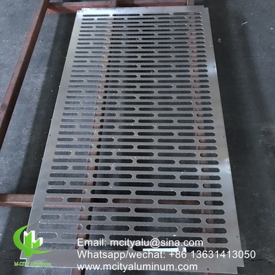 painel perforado de alumínio para fachada, revestimento de parede, painel exterior de edifício, cobertura para edifício ou teto