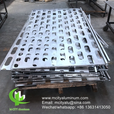 1m x 2m revestimento de parede de metal folha de alumínio sólido tela de metal para edifícios decoração de fachada de parede