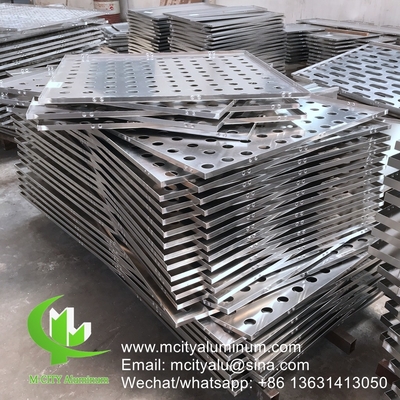 3mm Laser Cut Metal Screen painéis de alumínio para revestimento de parede fachadas divisores de sala