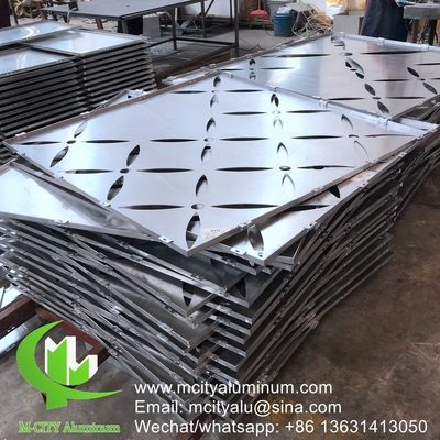 1m x 2m revestimento de parede de metal folha de alumínio sólido tela de metal para edifícios decoração de fachada de parede