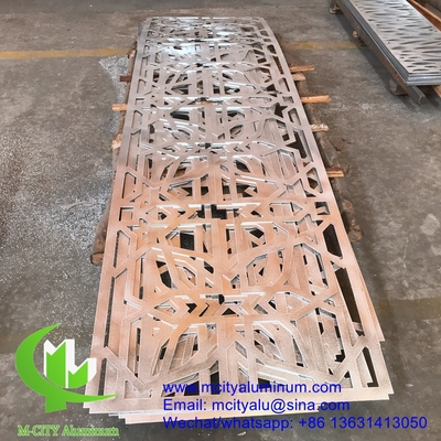 3 mm Painel decorativo de fachada revestido de alumínio para fachada de parede de cortina