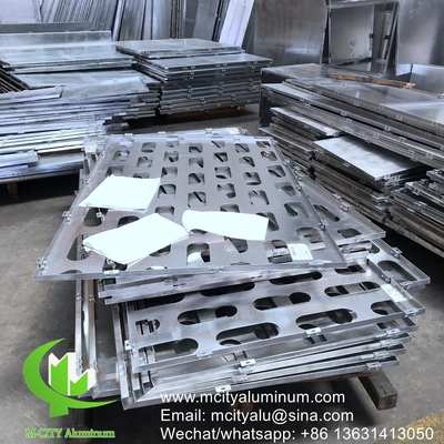 2 mm Painel decorativo de fachada perforada de alumínio para revestimento de fachada de parede de cortina painel de parede tela perforada