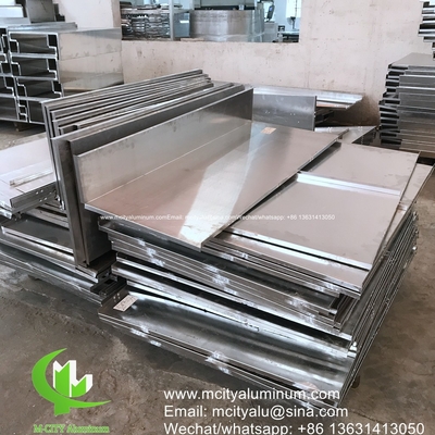 Revestimento de parede de metal Painel de alumínio sólido Ecrã de metal para decoração de fachada de parede de edifícios