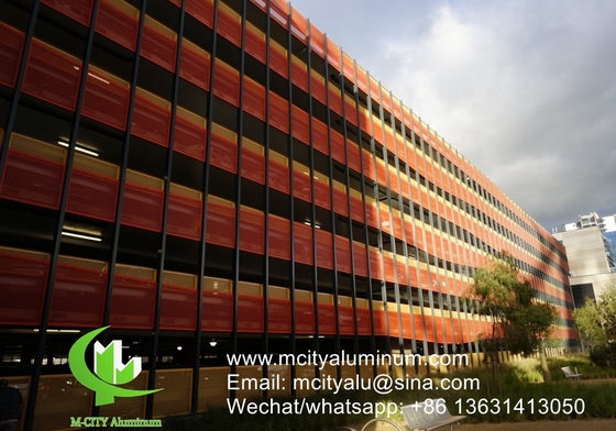 painel de fachada exterior Painel de alumínio perfurado para painel de parede com folha de metal de 3 mm com padrão de suporte redondo