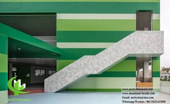 Revestimento de parede exterior de alumínio