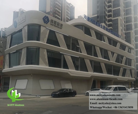 Revestimento externo Painel de alumínio sólido Revestimento PVDF resistente a intempéries