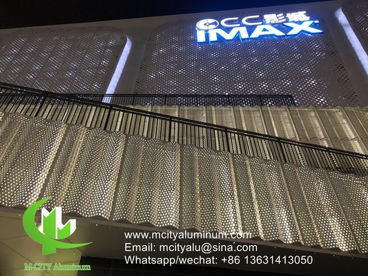 3d painel de alumínio fachada revestimento de parede painel exterior edifício cobertura para edifício face exterior