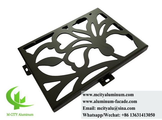 5mm Solid Aluminium Metal Screen com Laser Cut Pattern