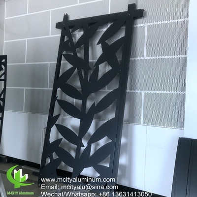 PVDF Padrões perfurados de alumínio metálico utilizados para decoração de fachadas de edifícios