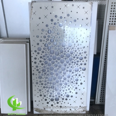 Design de círculo Painéis de alumínio para fachada de edifícios folha de metal personalizada China fabricante