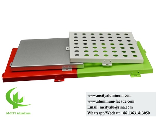 Ecrã de metal perfurado CNC para decoração de revestimentos de parede