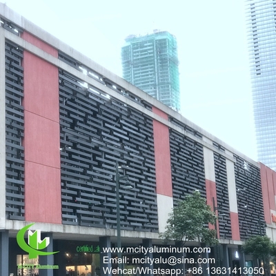 FOSHAN PVDF Painel não padrão de alumínio perfurado metálico utilizado para edifícios exteriores