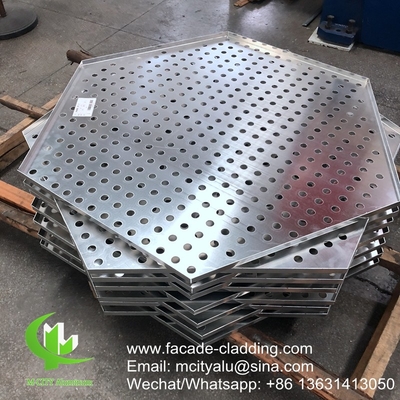 Guangdong Revestimento de painéis sólidos de alumínio metálico revestido em pó para revestimento exterior de fachadas